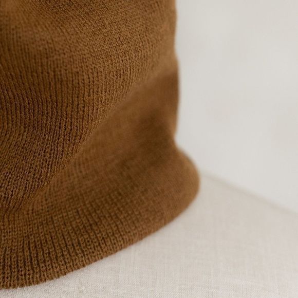 RBX Cognac Knit Beanie One Size - Picture 5 of 6